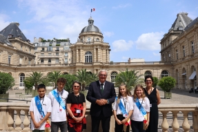 Des Conseillers Départementaux Jeunes de Côte-d’Or en visite au Sénat pour ses 150 ans